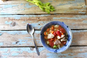 Thanksgiving Leftovers Soup in the Crock-pot