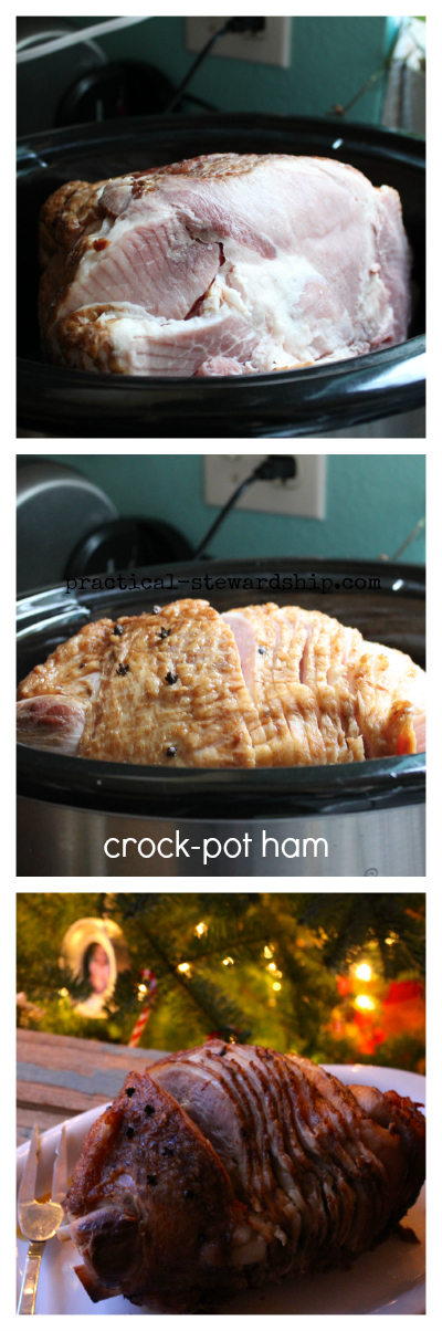 Crock-pot Ham Collage