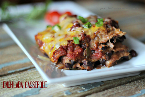 Slow Cooker Enchilada Casserole - I Heart Vegetables