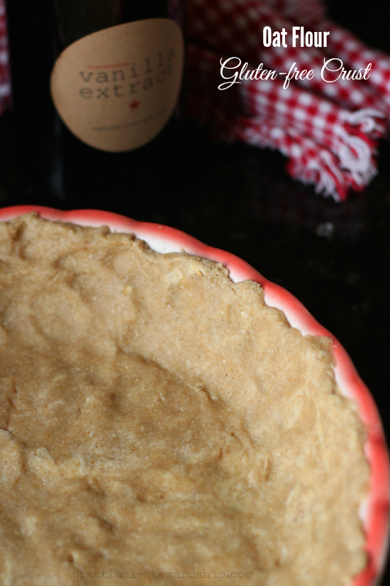 Gluten-free Oat Flour Pie Crust
