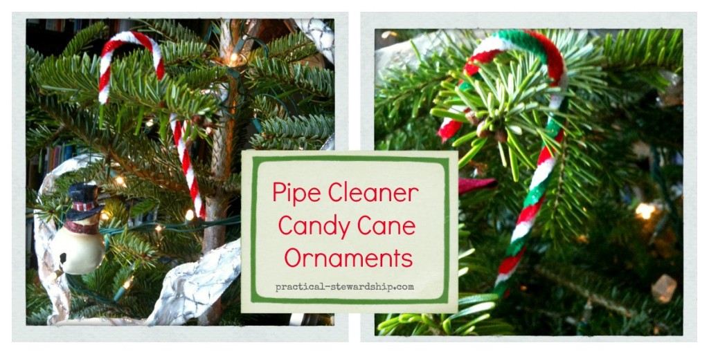 Pipe Cleaner  Candy Cane  Ornaments