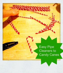 Pipe Cleaner to Candy Cane Ornaments@ practical-stewardship.com