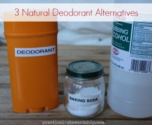 3 Natural Deodorant Alternatives