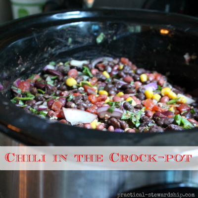 Chili in the Crock-pot