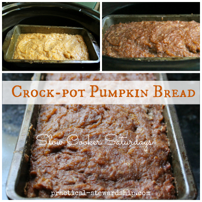 Crock-pot Pumpkin Bread Collage