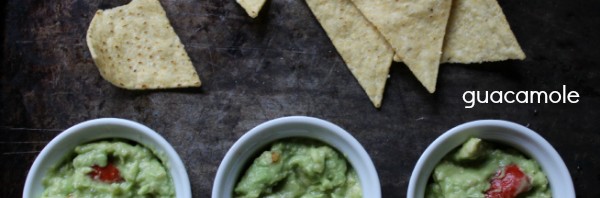 Guacamole with chips