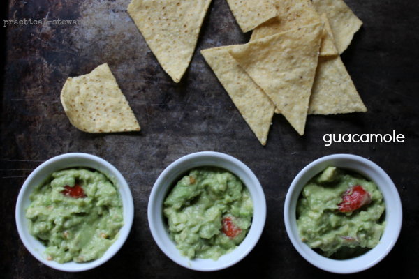 Guacamole with chips