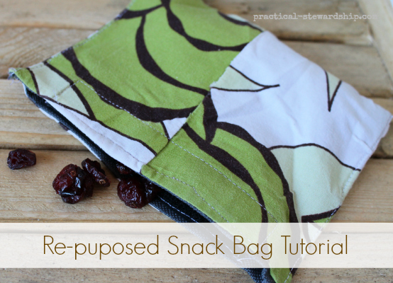 Repurposed Snack Bag Tutorial