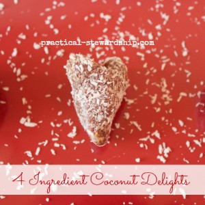 4 Ingredient Coconut Delights with Dates