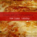 Crock-pot or Not Lasagna
