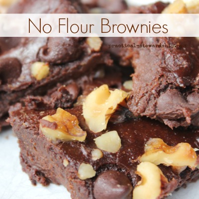 No store flour brownies