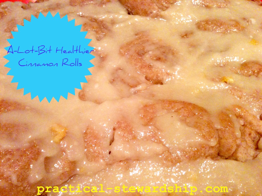 Healthier Cinnamon Rolls