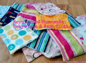 Reusuable Cloth Baby Wipes & Wash Cloths