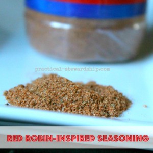 Homemade Red Robin Inspired Seasoning