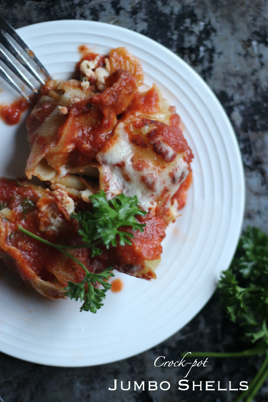 Slow Cooker Jumbo Shells