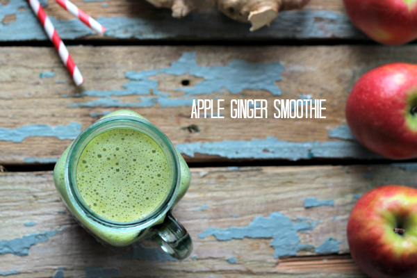 Apple Gember Smoothie, Veganistisch