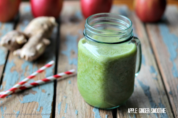 Apple Ginger Smoothie, Vegan