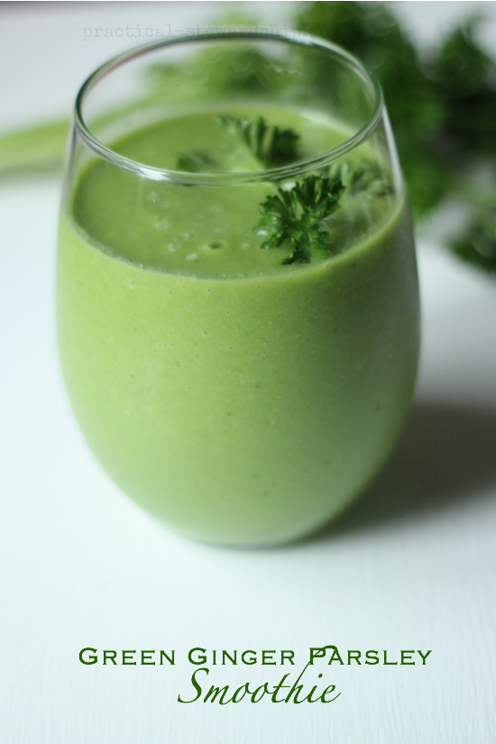 Green Ginger Parsley Smoothie