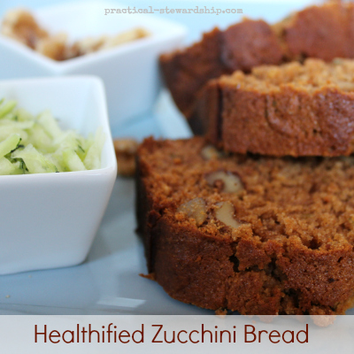 Healthified Zucchini Bread