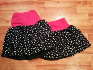 The New Skirts the Girls are Excited to Sport Tomorrow to a Recital