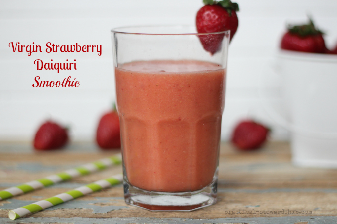 Virgin Strawberry Daiquiri Smoothie