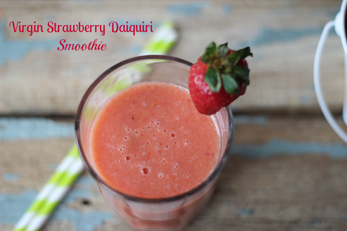 Virgin Strawberry Daiquiri Smoothie