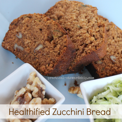 Healthified Zucchini Bread