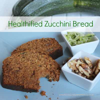 Healthified Zucchini Bread