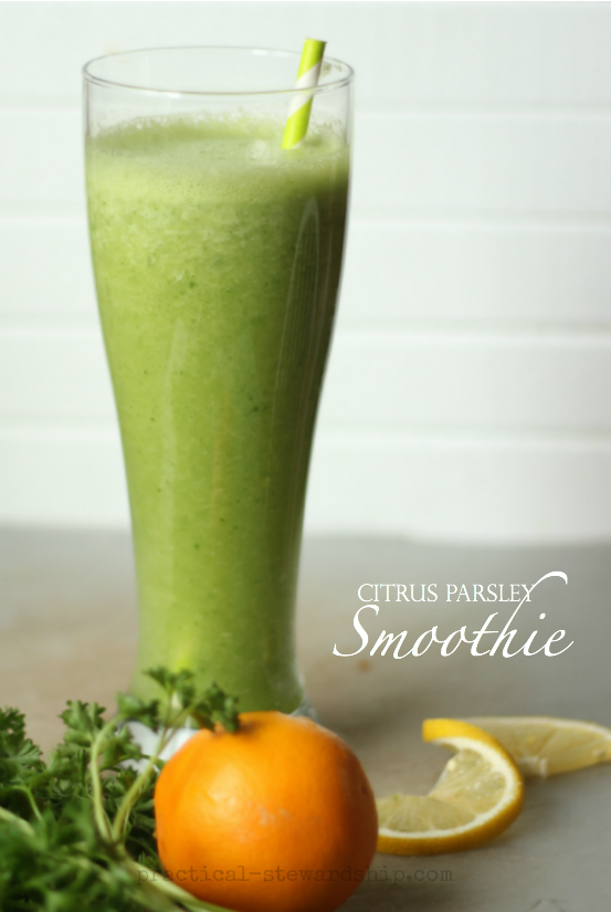 Citrus Parsley Smoothie Front