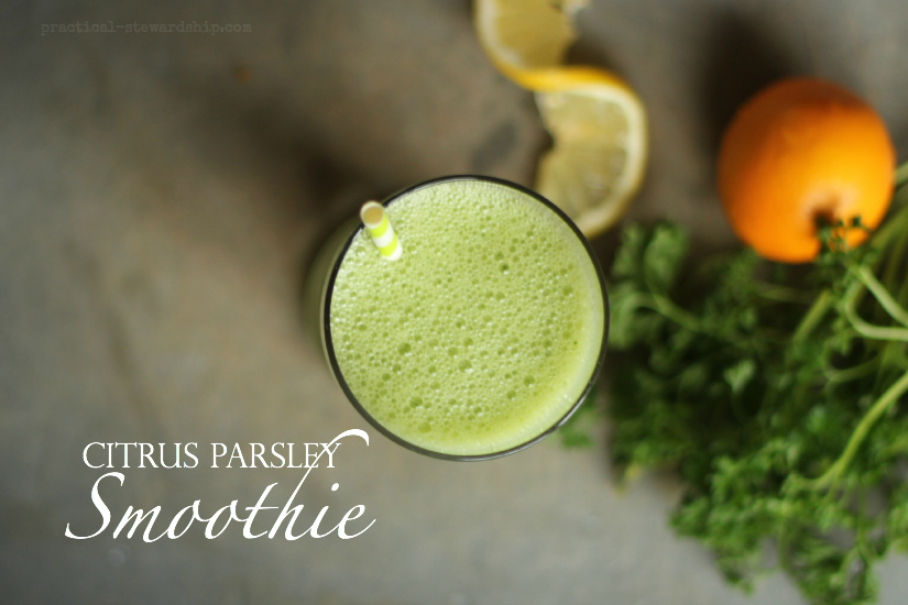 Citrus Parsley Smoothie