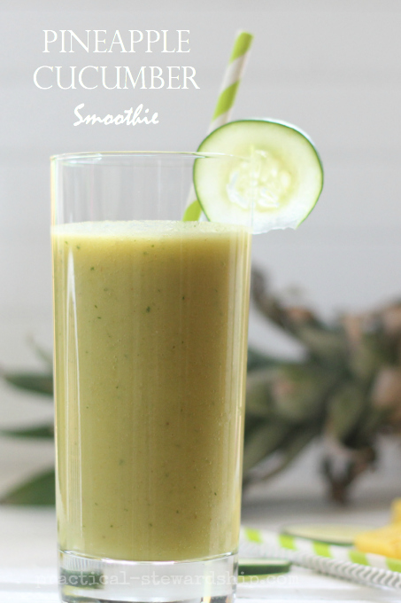 Pineapple Cucumber Smoothie 