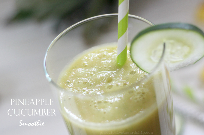 Pineapple Cucumber Smoothie