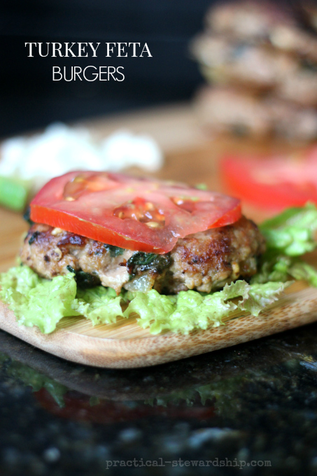 TURKEY FETA BURGERS