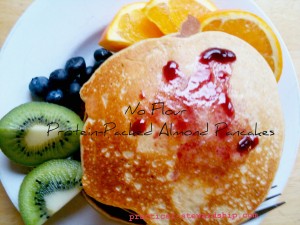 Almond Pancakes Protein Packed