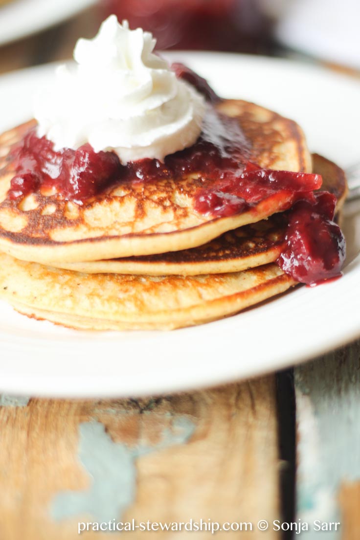 Almond Protein Pancakes