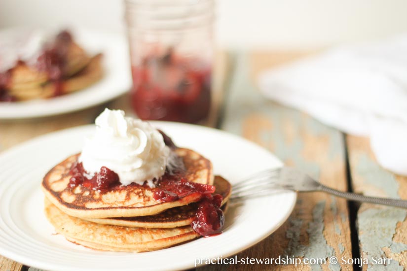 Almond Protein Pancakes