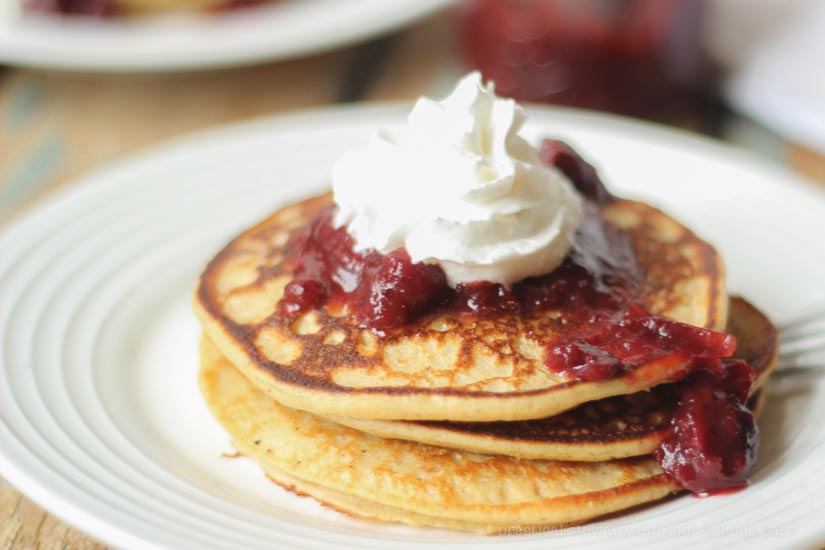 Almond Protein Pancakes