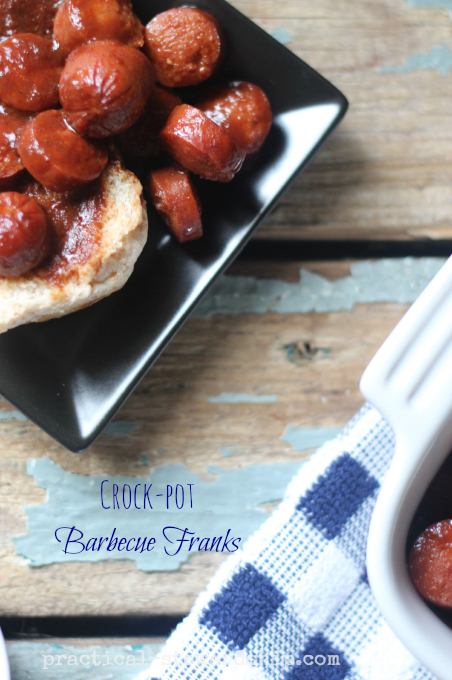 Crock-pot Barbecue Franks | practical-stewardship.com