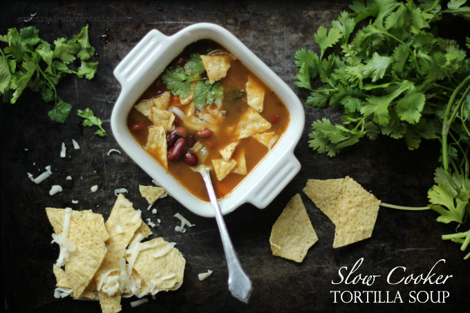 Slow Cooker Tortilla Soup