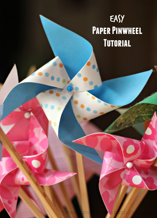 How to Make a Paper Pinwheel