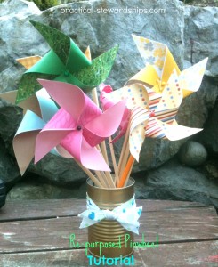 Easy Re-purposed Pinwheel Tutorial