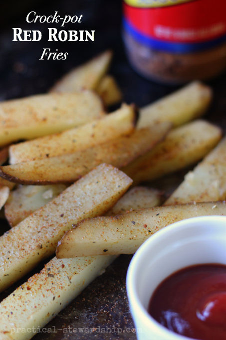 Crock Pot Or Not Homemade Healthified Red Robin French Fries Practical Stewardship