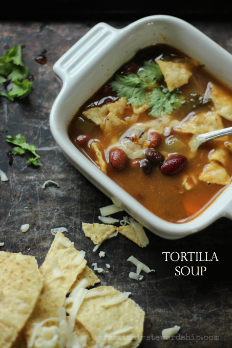 Slow Cooker Tortilla Soup