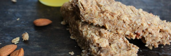 4 Ingredient Almond Butter Granola Bar Recipe 4 Ingredient, GF, DF