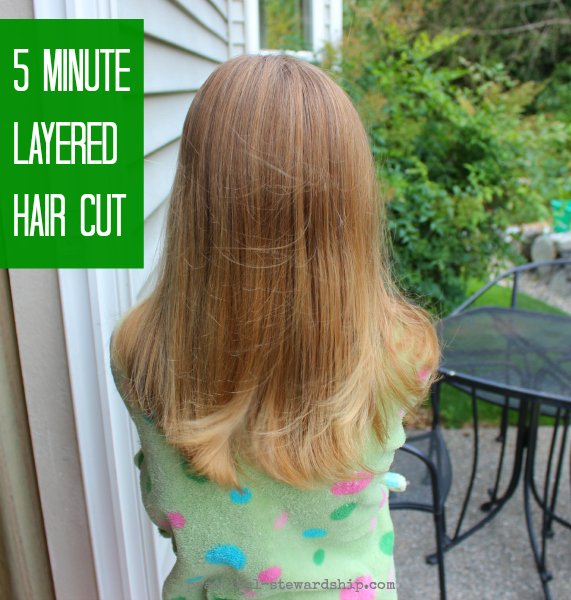 DIY 5 Minute Layered Hair Cut