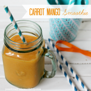 Carrot Mango Smoothie, D-F, G-F