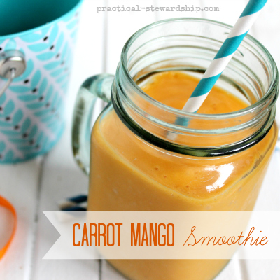Carrot Mango Smoothie, V