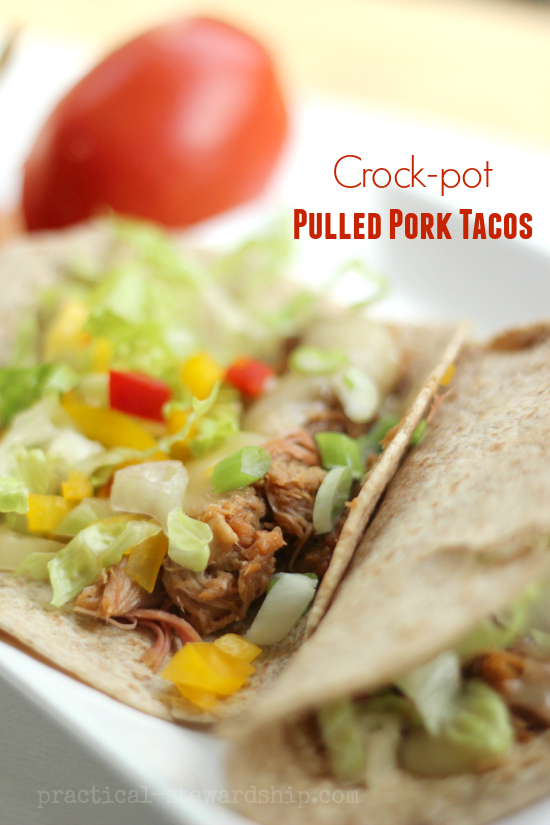 Crock-pot Pulled Pork Tacos