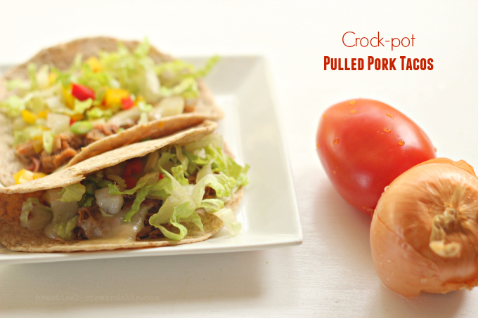 Crock-pot  Pulled Pork Tacos