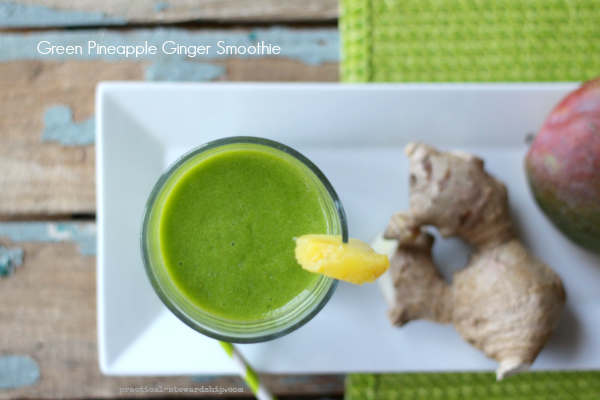 Groene Ananas Gember Smoothie